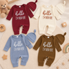 CuddleBaby – Hei, olen uusi täällä – Vauvan haalari ja pipo -setti