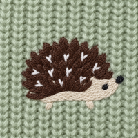 Thumbnail for CozyHedge – Pehmeä ja lämmin – Neulottu vauvan haalari, jossa on siilikuvio