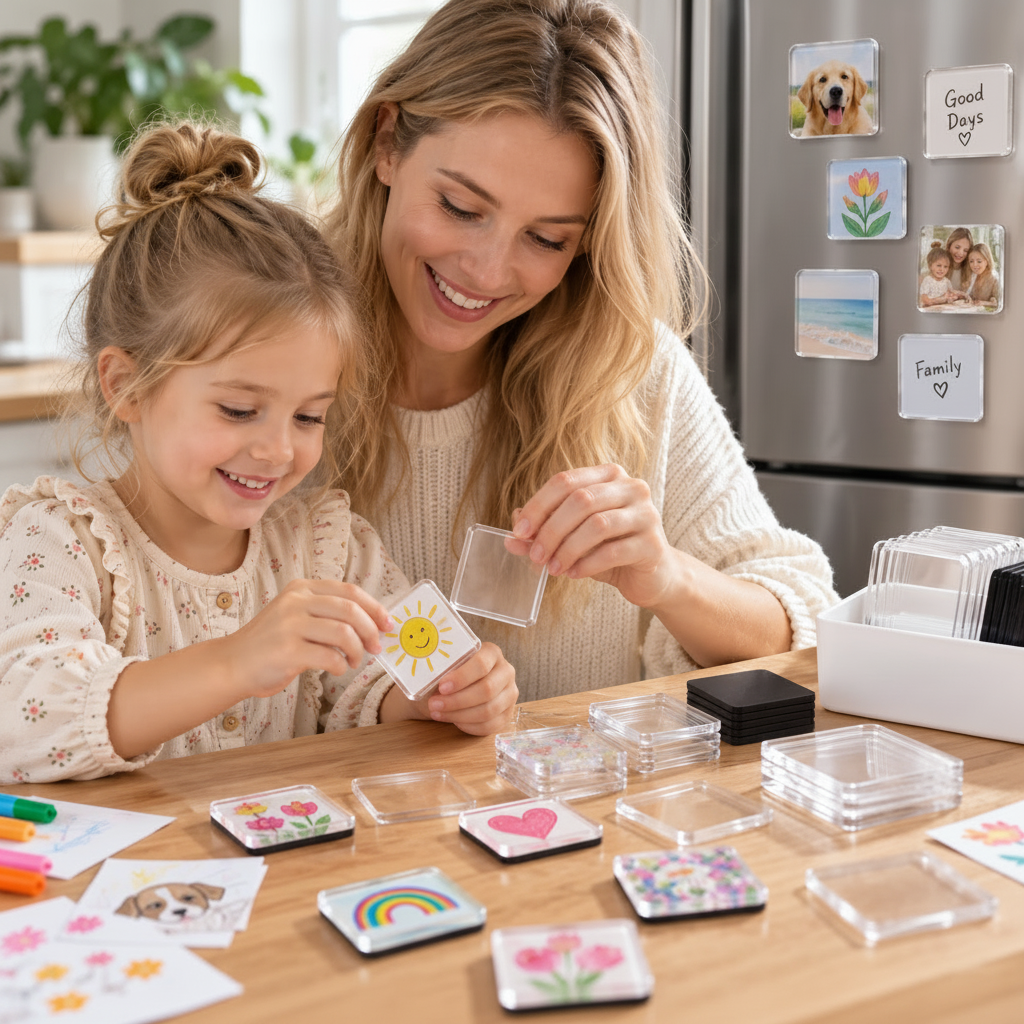 FridgeArt – Luova & henkilökohtainen – DIY-akryylimagneettisarja jääkaappiin