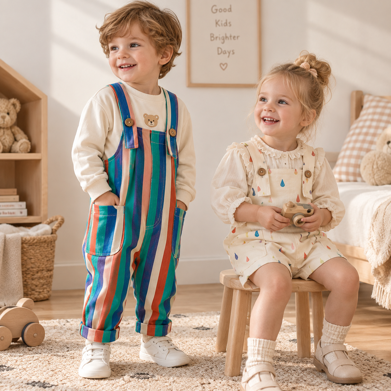TinyStyle – Leikkisät ja mukavat – lasten haalarit, joissa on painatus