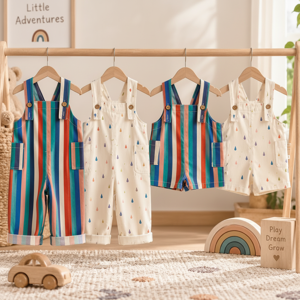 TinyStyle – Leikkisät ja mukavat – lasten haalarit, joissa on painatus