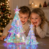 Thumbnail for CrystalGlow – Juhlava ja tunnelmallinen – Koristeellinen LED-joulukuusi