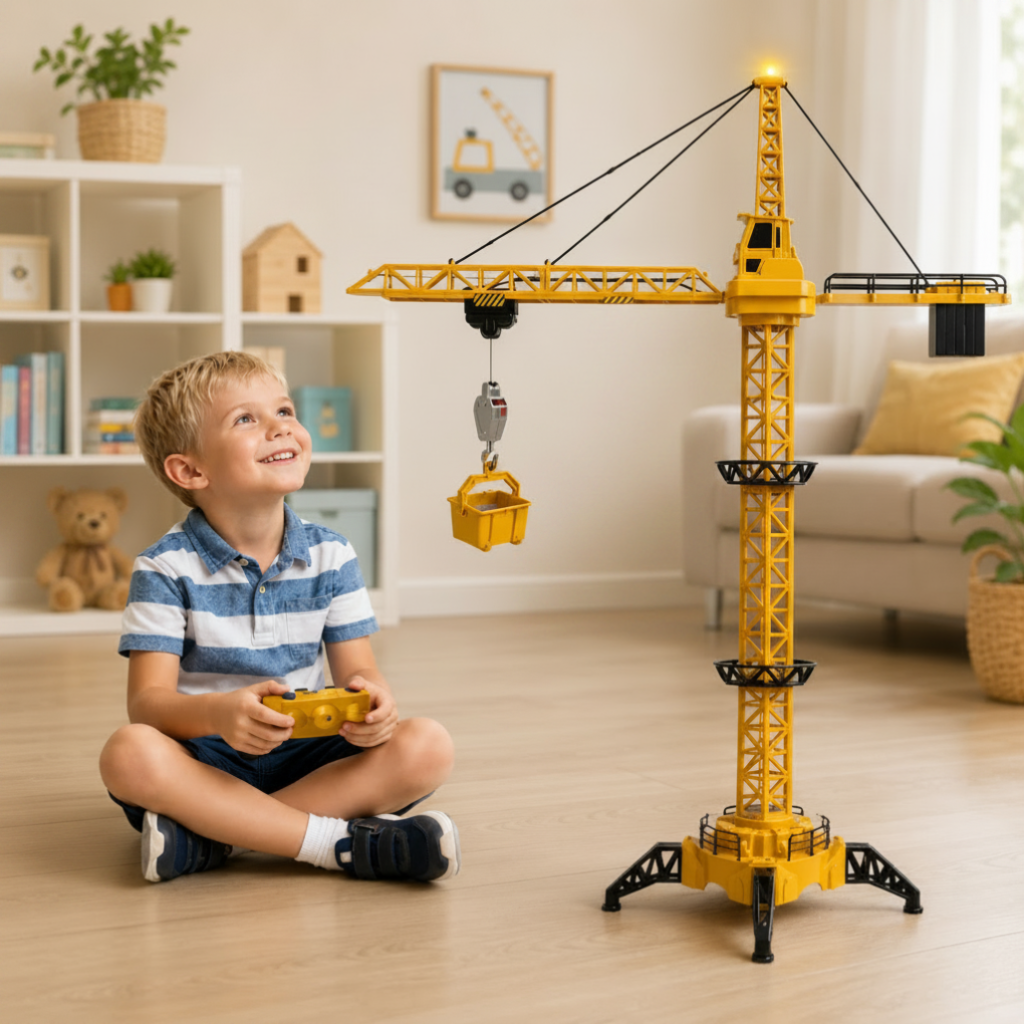 CranePro – Interaktiivinen ja realistinen – RC-torninosturi-lelu