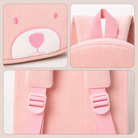 Thumbnail for MyLittleBag – Henkilökohtainen & Söpö – Henkilökohtainen lasten reppu, jossa on nimi ja eläinprintti