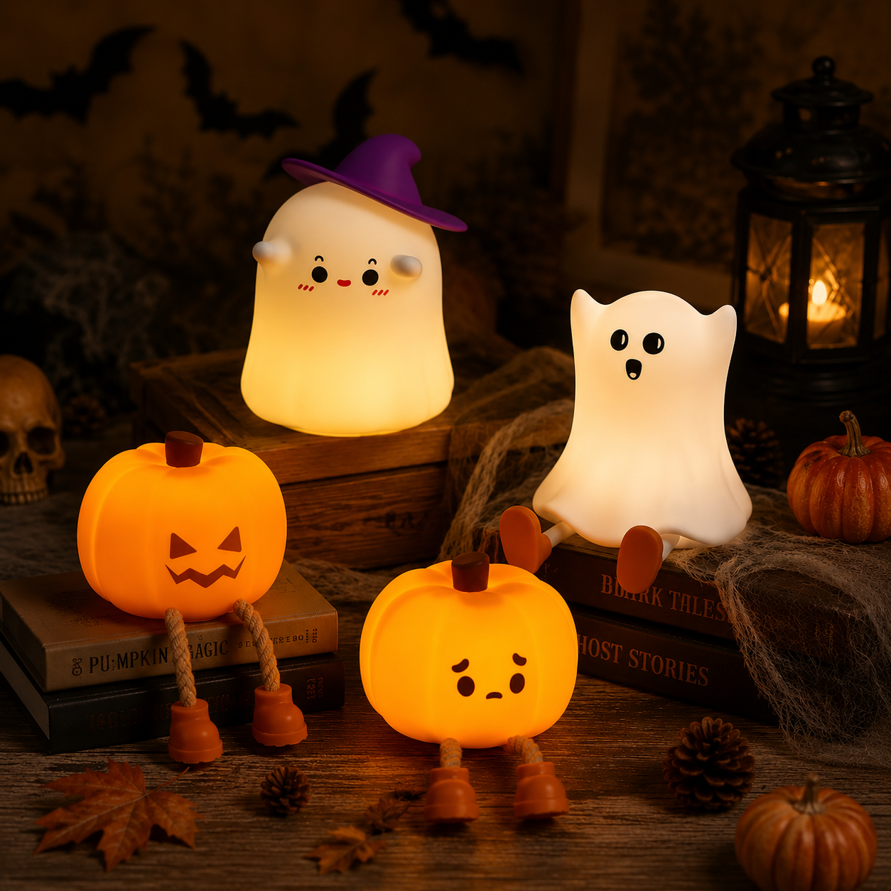 SpookyLamp – Söpö ja tunnelmallinen – Halloween-yövalo