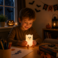 Thumbnail for SpookyLamp – Söpö ja tunnelmallinen – Halloween-yövalo