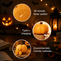 Thumbnail for SpookyLamp – Söpö ja tunnelmallinen – Halloween-yövalo
