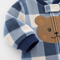 Thumbnail for WarmBuddy – Söpö ja pehmeä – fleece-vauvan haalari, jossa on sarjakuvakuvio