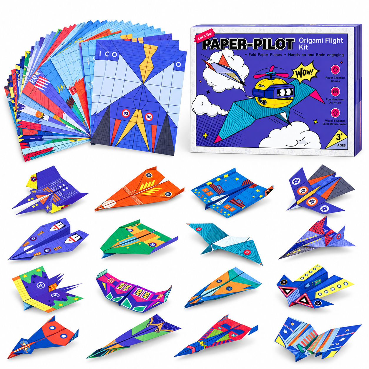 PaperFly – Luova ja opettavainen – Origami-lentokoneiden sarja