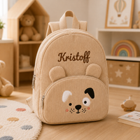 Thumbnail for MyLittleBag – Henkilökohtainen & Söpö – Henkilökohtainen lasten reppu, jossa on nimi ja eläinprintti