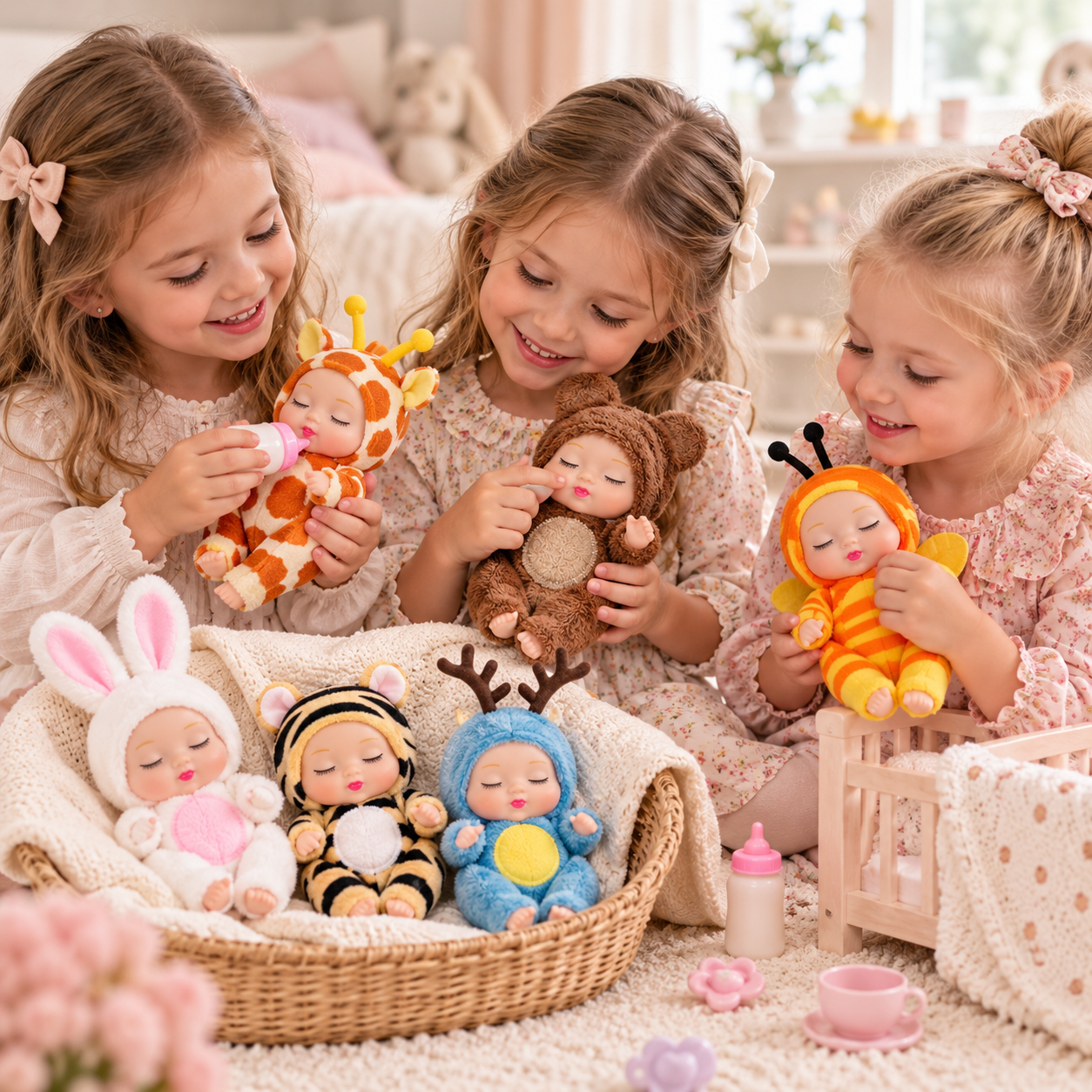LittleDolly – Söpö ja kodikas – vauvanukke iloisessa eläinpuvussa
