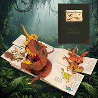 Thumbnail for JurassicKids – Jännittävä ja opettavainen – 3D-dinosaurusten tietosanakirja, pop-up-kirja