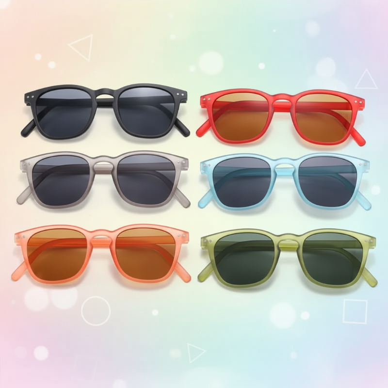 Kids Sunglasses Set – UV-suoja ja hauskanpito – Lasten aurinkolasit