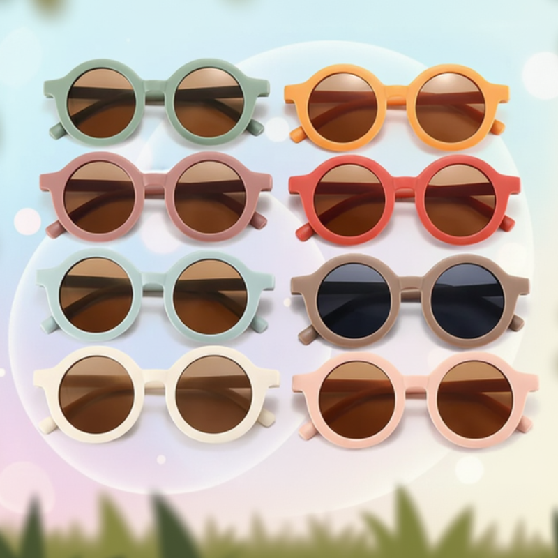 Kids Sunglasses Set – UV-suoja ja hauskanpito – Lasten aurinkolasit