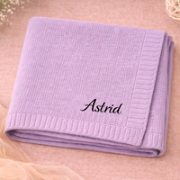 Thumbnail for Personalized Baby Blanket – Pehmeä ja ainutlaatuinen – henkilökohtaisesti brodeerattu puuvillapeitto