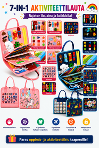 Thumbnail for 7-in-1 Busy Board – Motoriset taidot ja oppiminen – Aktiviteettitaulu