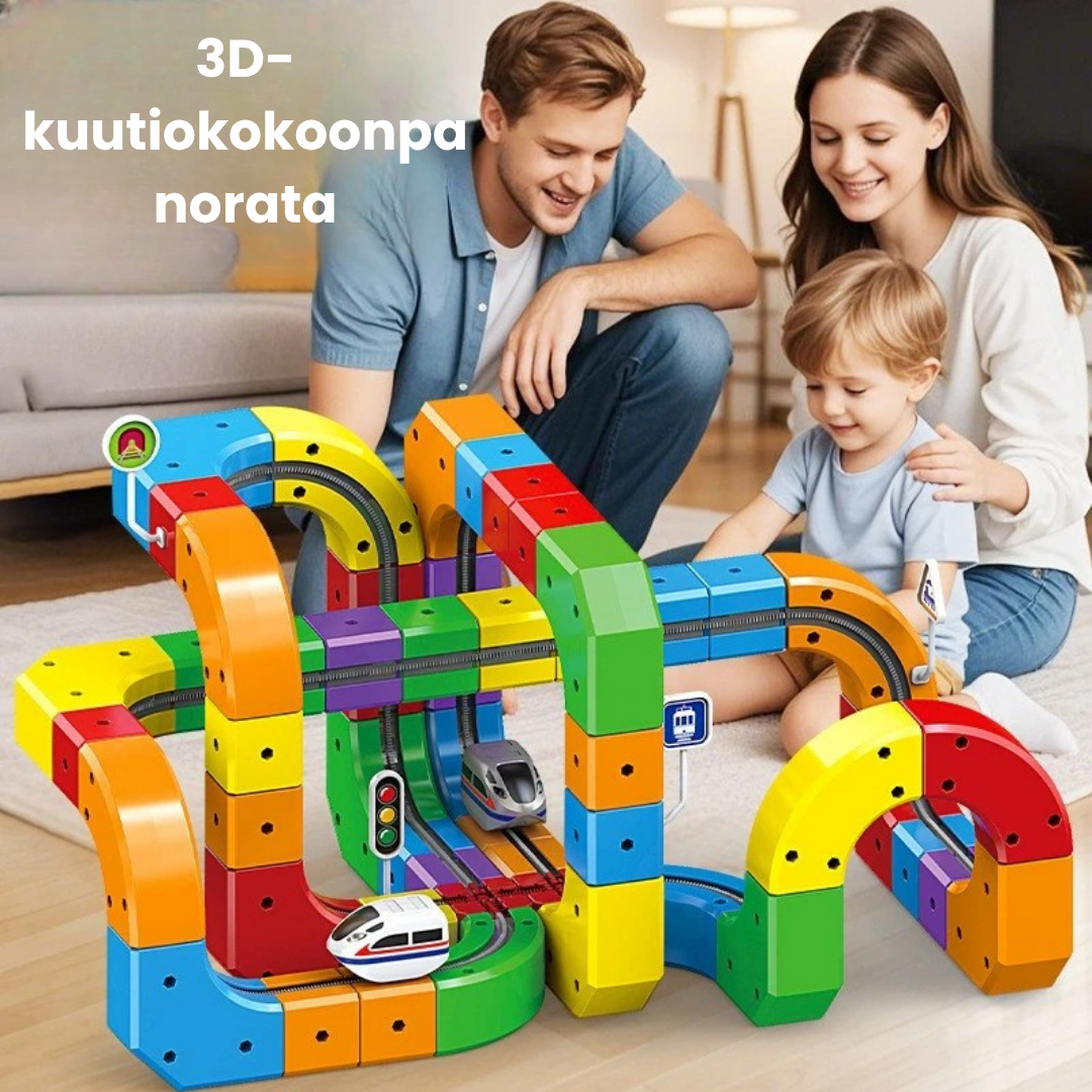 DIY Cube Track – Luova ja aktiivinen – Luova DIY-junarata