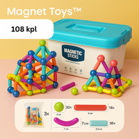 Thumbnail for Magnet Toys™ - Luovuuden kehittäminen - Magneettikepit