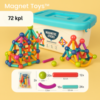 Thumbnail for Magnet Toys™ - Luovuuden kehittäminen - Magneettikepit