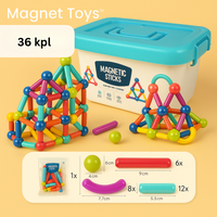 Thumbnail for Magnet Toys™ - Luovuuden kehittäminen - Magneettikepit