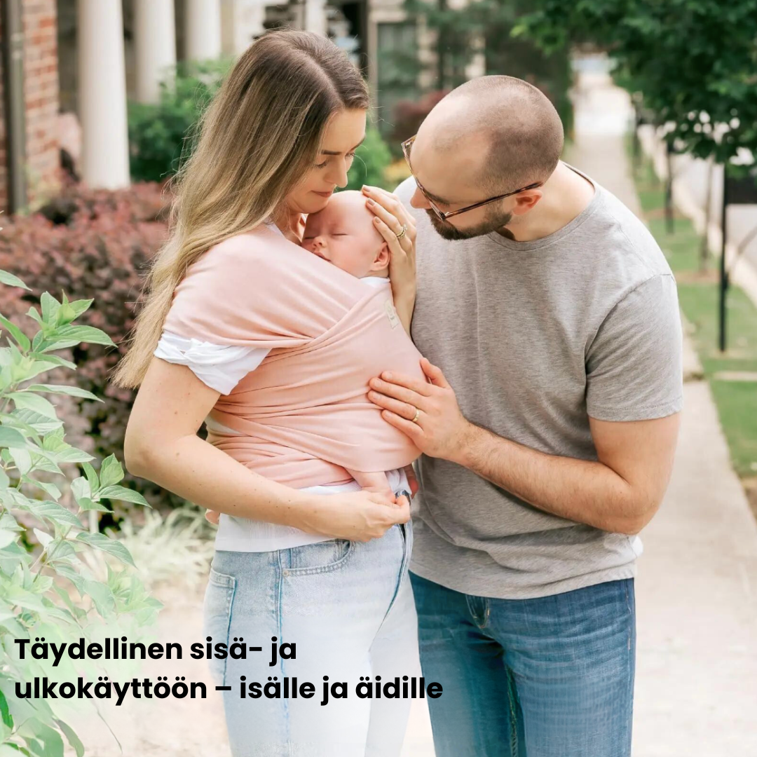 ComfortCarry – Selkäystävällinen kantaminen – Ergonominen vauvan kantoliina