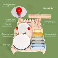 Thumbnail for Woods – Musiikillinen ja opettavainen – puinen rumpusetti pikkulapsille