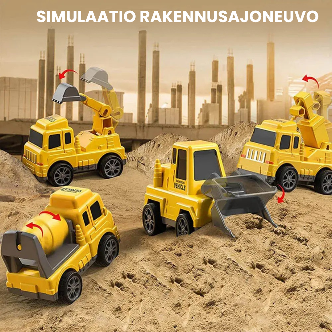 Magic Car City™ - Auto valoilla ja musiikilla - Tavarankuljetus leikkiauto