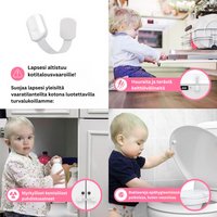 Thumbnail for Milo & Moon – Näkymätön turvallisuus – Lasten turvakotelot ja laatikkosulkimet (8 kpl)
