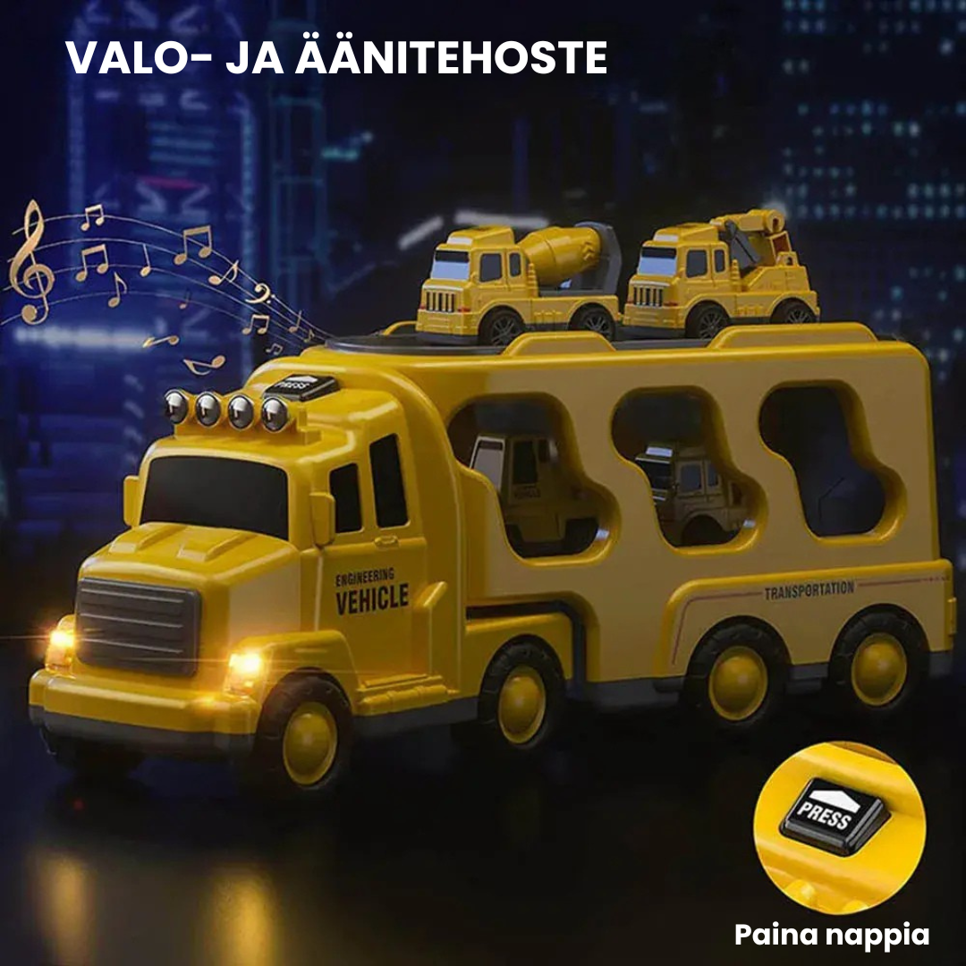 Magic Car City™ - Auto valoilla ja musiikilla - Tavarankuljetus leikkiauto
