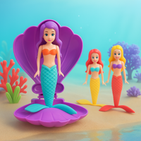 Thumbnail for AquaWhirl – Maaginen uinti hauskaa – Merenneito kuoressa