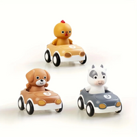 Thumbnail for AnimalRide – Leikkisä ja suloinen – silikoniset eläinautot (3 kpl)