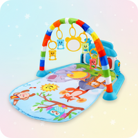 Thumbnail for Musical Baby Play Gym – Värikäs ja opettavainen – Vauvojen liikuntamatto