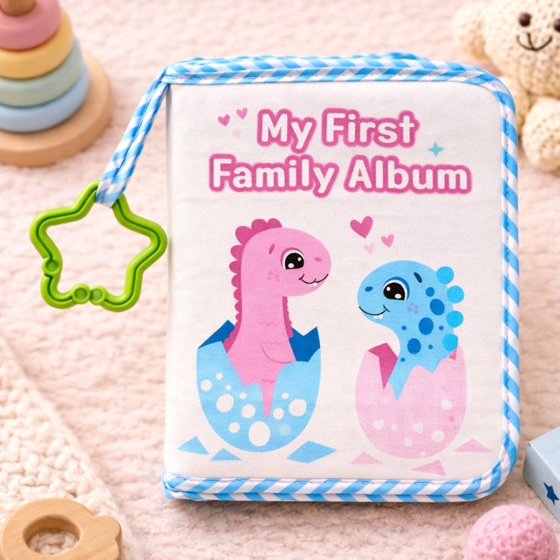 Baby Photo Album – Pehmeä & Muisto – Kangasvalokuvakirja