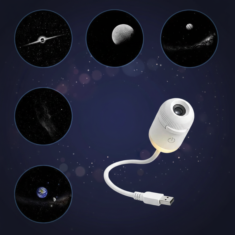 NightSky – Himmennettävä ja taianomainen makuuhuoneessa – LED Galaxy -lamppu