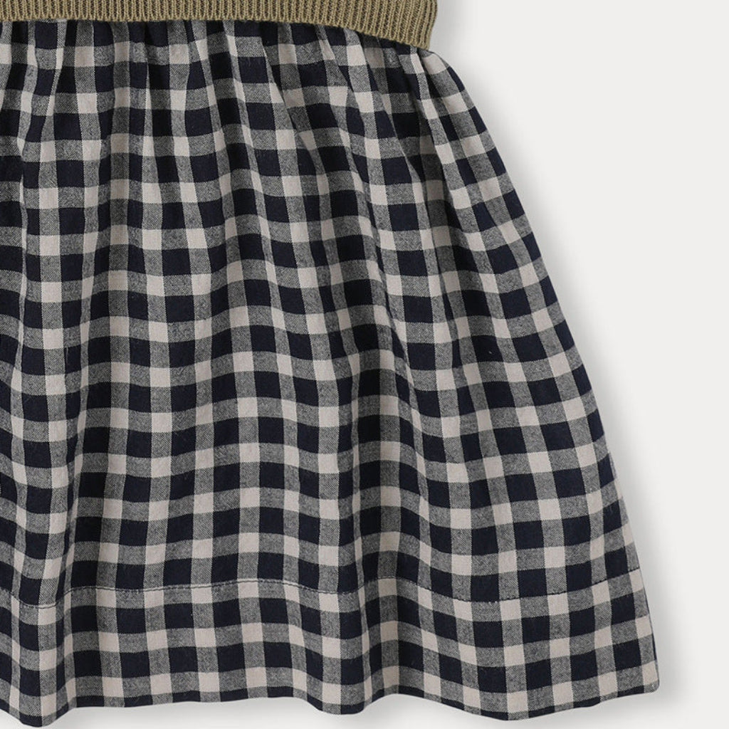 Plaid Patchwork Dress – Trendikäs ja ilmava – Ruudullinen mekko
