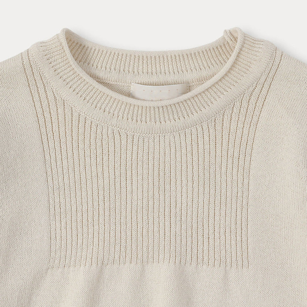 Thin Cotton Pullover – Valo & mukavuus – Neulottu lasten villapaita