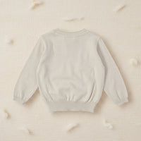 Thumbnail for Thin Cotton Pullover – Valo & mukavuus – Neulottu lasten villapaita