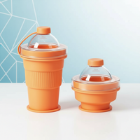 Thumbnail for FlexiCup – Käytännöllinen ja kannettava – taitettava silikoninen juomamuki