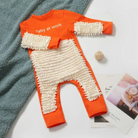 Thumbnail for TinyCleaner – Pehmeä ja käytännöllinen – vauvan haalari ryömimiseen ja leikkimiseen