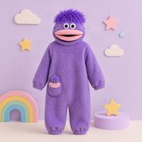 Thumbnail for LittleMonster – Mukava ja söpö – lasten body, jossa on hauska hirviökuvio