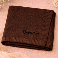 Thumbnail for Personalized Baby Blanket – Pehmeä ja ainutlaatuinen – henkilökohtaisesti brodeerattu puuvillapeitto