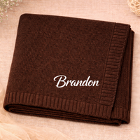 Thumbnail for Personalized Baby Blanket – Pehmeä ja ainutlaatuinen – henkilökohtaisesti brodeerattu puuvillapeitto