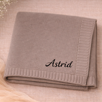 Thumbnail for Personalized Baby Blanket – Pehmeä ja ainutlaatuinen – henkilökohtaisesti brodeerattu puuvillapeitto