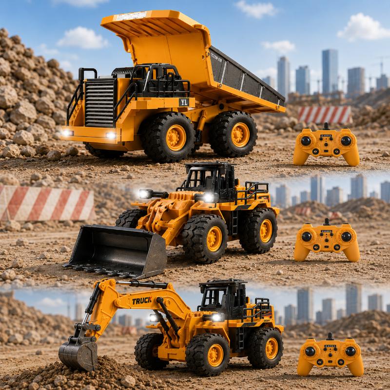 Power Machines – Realistinen ja opettavainen – RC-rakennusajoneuvo