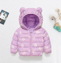Thumbnail for Mini Fashion™ - Lasten hupullinen kevyttoppatakki
