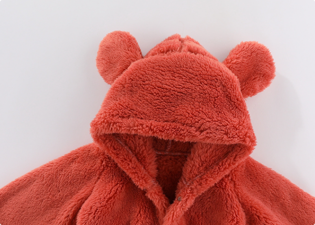 Mini Fashion™ - Söpö huppu - Hupullinen fleece haalari