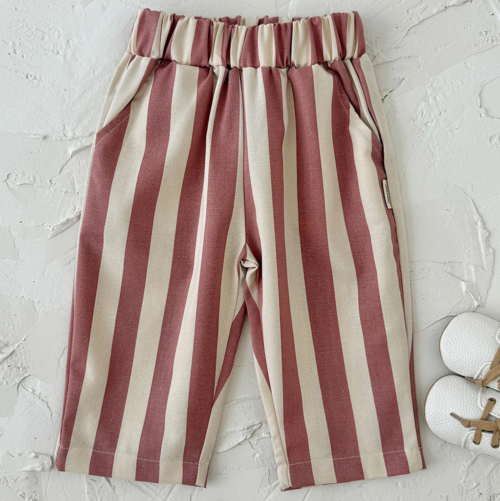 SoftStripe – Pehmeät ja mukavat – Vauvan housut, joissa on raidallinen kuvio