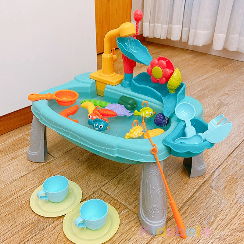 SinkPlay – Fantasia & Kehitys – 2-in-1 Leikkisuihku & Kalapeli