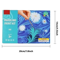 Thumbnail for Water Marbling Verf Set™ - Kleurrijk kunstwerk op waterbasis | Verf set