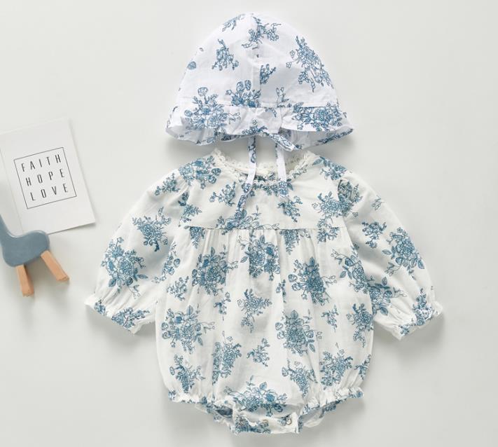 Mini Fashion™ - Pitkähihainen - Tyttöjen röyhelöbody